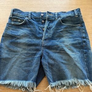 Celine Blue Denim Shorts